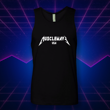 Load image into Gallery viewer, Musclewave Glitched Metal (Black Tank)
